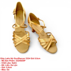 Giày Latin Nữ SoulDancer 2324 Gót 5.5cm (2324SD5P) - Da