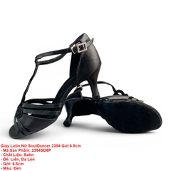 Giày Latin Nữ SoulDancer 2354 Gót 6.5cm (2354SD6P) - Đen