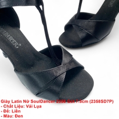 Giày Latin Nữ SoulDancer 2358 Gót 7.5cm (2358SD7P) - Đen
