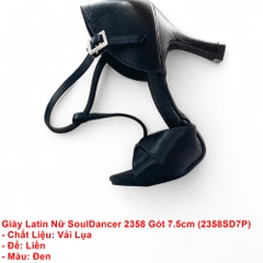 Giày Latin Nữ SoulDancer 2358 Gót 7.5cm (2358SD7P) - Đen