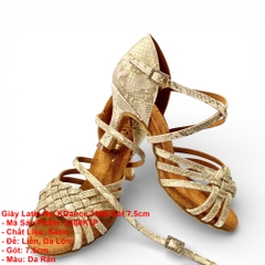 Giày Latin Nữ KDance 2360 Gót 7.5cm (2360K7P) - Da Rắn