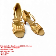 Giày Latin Nữ SoulDancer 2360 Gót 6.5cm (2360SD6P) - Da