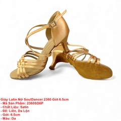 Giày Latin Nữ SoulDancer 2360 Gót 6.5cm (2360SD6P) - Da