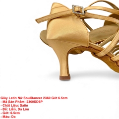 Giày Latin Nữ SoulDancer 2360 Gót 6.5cm (2360SD6P) - Da