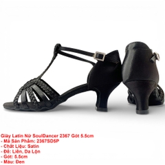 Giày Latin Nữ SoulDancer 2367 Gót 5.5cm (2367SD5P) - Đen