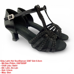 Giày Latin Nữ SoulDancer 2367 Gót 5.5cm (2367SD5P) - Đen