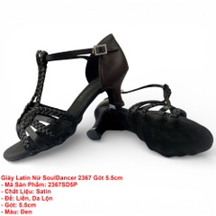 Giày Latin Nữ SoulDancer 2367 Gót 5.5cm (2367SD5P) - Đen