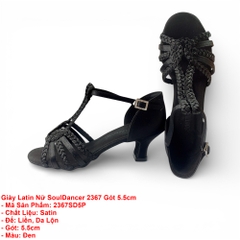 Giày Latin Nữ SoulDancer 2367 Gót 5.5cm (2367SD5P) - Đen
