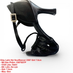 Giày Latin Nữ SoulDancer 2367 Gót 7.5cm (2367SD7P) - Đen