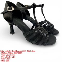 Giày Latin Nữ SoulDancer 2367 Gót 7.5cm (2367SD7P) - Đen