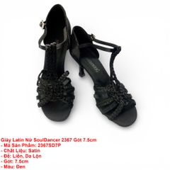 Giày Latin Nữ SoulDancer 2367 Gót 7.5cm (2367SD7P) - Đen