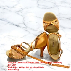 Giày Nữ Latin SoulDancer 2376 Gót 6.5cm (2376SD6P) - Nâu Da Bò