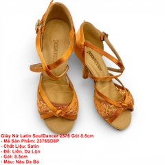 Giày Nữ Latin SoulDancer 2376 Gót 8.5cm (2376SD8P) - Nâu Da Bò