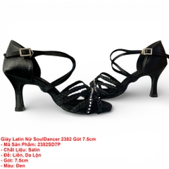 Giày Latin Nữ SoulDancer 2382 Gót 7.5cm (2382SD7P) - Đen