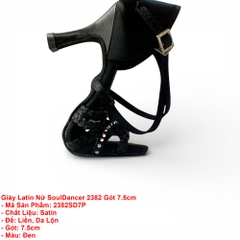 Giày Latin Nữ SoulDancer 2382 Gót 7.5cm (2382SD7P) - Đen