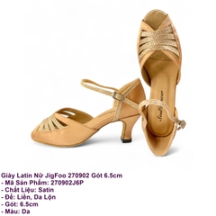 Giày Latin Nữ JigFoo 270902 Gót 6.5cm (270902J6P) - Da