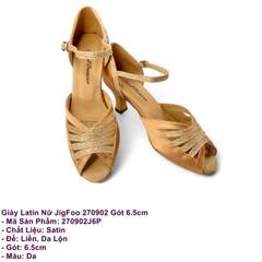 Giày Latin Nữ JigFoo 270902 Gót 6.5cm (270902J6P) - Da
