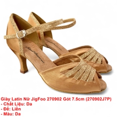 Giày Latin Nữ JigFoo 270902 Gót 7.5cm (270902J7P) - Da
