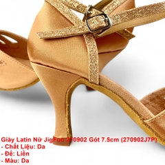 Giày Latin Nữ JigFoo 270902 Gót 7.5cm (270902J7P) - Da