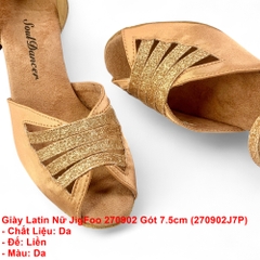 Giày Latin Nữ JigFoo 270902 Gót 7.5cm (270902J7P) - Da