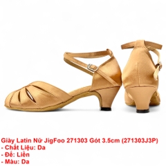 Giày Latin Nữ JigFoo 271303 Gót 3.5cm (271303J3P) - Da