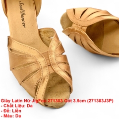Giày Latin Nữ JigFoo 271303 Gót 3.5cm (271303J3P) - Da