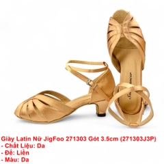 Giày Latin Nữ JigFoo 271303 Gót 3.5cm (271303J3P) - Da