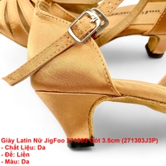 Giày Latin Nữ JigFoo 271303 Gót 3.5cm (271303J3P) - Da