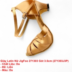 Giày Latin Nữ JigFoo 271303 Gót 3.5cm (271303J3P) - Da