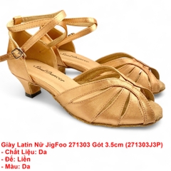 Giày Latin Nữ JigFoo 271303 Gót 3.5cm (271303J3P) - Da