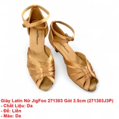Giày Latin Nữ JigFoo 271303 Gót 3.5cm (271303J3P) - Da