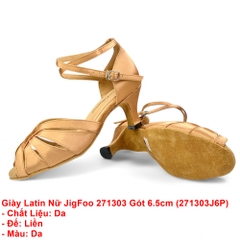 Giày Latin Nữ JigFoo 271303 Gót 6.5cm (271303J6P) - Da