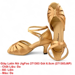 Giày Latin Nữ JigFoo 271303 Gót 6.5cm (271303J6P) - Da