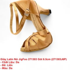 Giày Latin Nữ JigFoo 271303 Gót 6.5cm (271303J6P) - Da