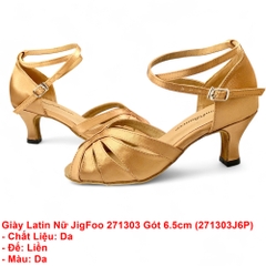 Giày Latin Nữ JigFoo 271303 Gót 6.5cm (271303J6P) - Da