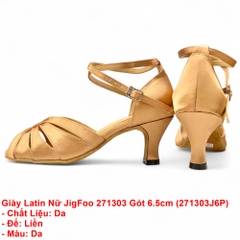Giày Latin Nữ JigFoo 271303 Gót 6.5cm (271303J6P) - Da