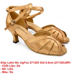 Giày Latin Nữ JigFoo 271303 Gót 6.5cm (271303J6P) - Da