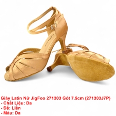Giày Latin Nữ JigFoo 271303 Gót 7.5cm (271303J7P) - Da