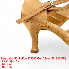 Giày Latin Nữ JigFoo 271303 Gót 7.5cm (271303J7P) - Da