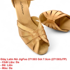 Giày Latin Nữ JigFoo 271303 Gót 7.5cm (271303J7P) - Da