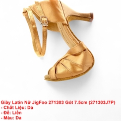 Giày Latin Nữ JigFoo 271303 Gót 7.5cm (271303J7P) - Da
