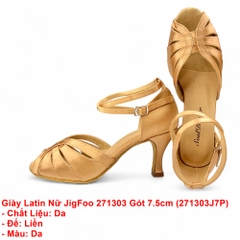 Giày Latin Nữ JigFoo 271303 Gót 7.5cm (271303J7P) - Da