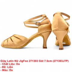 Giày Latin Nữ JigFoo 271303 Gót 7.5cm (271303J7P) - Da