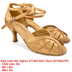 Giày Latin Nữ JigFoo 271303 Gót 7.5cm (271303J7P) - Da