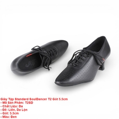 Giày Tập Standard SoulDancer T2 Gót 5.5cm (T2SD) - Đen