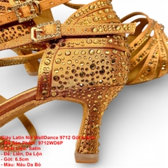 Giày Latin Nữ WellDance 9712 Gót 6.5cm (9712WD6P) - Nâu Da Bò