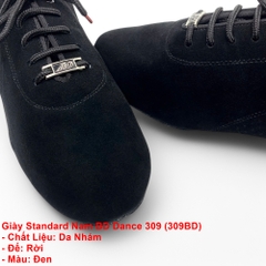 Giày Standard Nam BD Dance 309 (309BD) - Da Nhám + Size