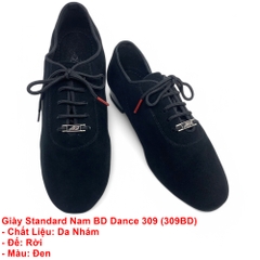 Giày Standard Nam BD Dance 309 (309BD) - Da Nhám + Size