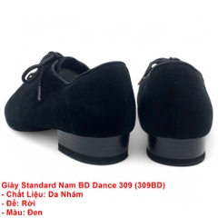Giày Standard Nam BD Dance 309 (309BD) - Da Nhám + Size