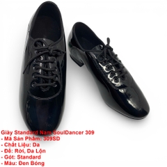 Giày Standard Nam SoulDancer 309 (309SD) - Đen Bóng